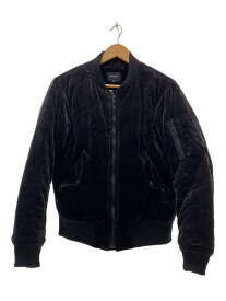 【中古】superNova.◆ジャケット/MA-1/S/コットン/BLK/ペイズリー/日本製/ペイズリー/MA-1【メンズウェア】