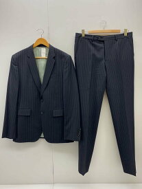 【中古】Paul Smith◆2Bスーツ/XL/ウール/GRY/ストライプ/pl-st-38544【メンズウェア】