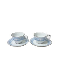 【中古】Noritake◆カップ&amp;ソーサー/4点セット/WHT【キッチン用品】