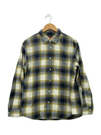 【中古】Supreme◆22SS/brushed plaid flannel shirt/長袖シャツ/L/コットン/マルチカラー/チェック【メンズウェア】