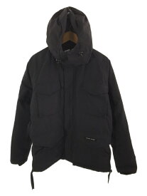 【中古】CANADA GOOSE◆ダウンジャケット/S/デニム/BLK/4071MA/CONSTABLE PARKA/袖口毛玉有【メンズウェア】