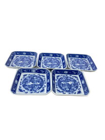 【中古】深川製磁◆皿/5点セット/BLU【キッチン用品】