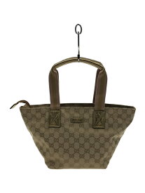 【中古】GUCCI◆トートバッグ_シェリー/キャンバス/BEG/総柄【バッグ】