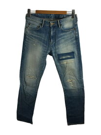 【中古】JAPAN BLUE JEANS◆リペア加工デニムパンツ/30/コットン/IDG/JB2301【メンズウェア】