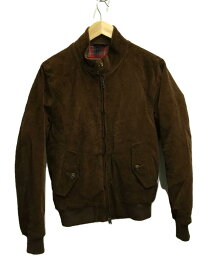 【中古】BARACUTA◆G9 WINTER CORD/ブルゾン/38/コーデュロイ/ブラウン/BRCPS0495【メンズウェア】