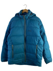 【中古】AIGLE◆ダウンジャケット/XL/ナイロン/BLU/無地/8504-37403【メンズウェア】