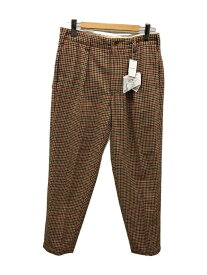 【中古】Engineered Garments◆アクリルパンツ/スラックスパンツ/S/ツイード/BEG/千鳥格子/メンズ【メンズウェア】
