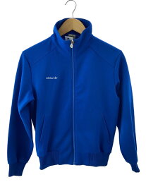 【中古】adidas◆80s/デサント製/ジャージ/S/ポリエステル/BLU/ATS-12【レディースウェア】