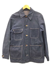 【中古】WRANGLER◆カバーオール/40/デニム/IDG/無地【メンズウェア】