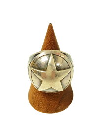 【中古】YOHJI YAMAMOTO◆SILVER 950 LARGE STAR RING【服飾雑貨他】