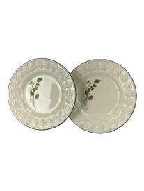 【中古】WEDGWOOD◆未使用品/プレート/2点セット/FESTIVITY RASPBERRY/箱無し【キッチン用品】