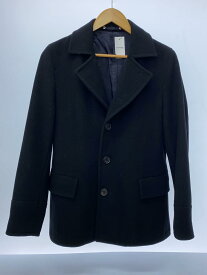 【中古】Paul Smith◆ピーコート/L/ウール/BLK/無地【メンズウェア】