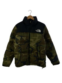 【中古】THE NORTH FACE◆NOVELTY NUPTSE JACKET_ノベルティーヌプシジャケット/L/ナイロン/KHK【メンズウェア】