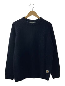 【中古】Carhartt◆anglistic sweater/セーター(薄手)/S/ウール/NVY/I010977【メンズウェア】