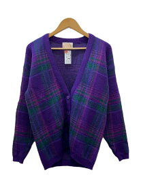 【中古】PENDLETON◆70s/カーディガン(厚手)/L/ウール/PUP/チェック【メンズウェア】