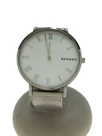 【中古】SKAGEN◆クォーツ腕時計/アナログ/ステンレス【服飾雑貨他】