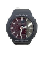 【中古】CASIO◆ソーラー腕時計/デジアナ/ラバー/GA-2100【服飾雑貨他】