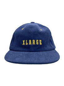 【中古】X-LARGE◆キャップ/--/コーデュロイ/BLU/メンズ/101213051009【服飾雑貨他】