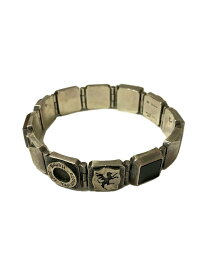 【中古】YOHJI YAMAMOTO◆ONYX & SILVER 950 BRACELET/2006刻印/ブレスレット/シルバー/オニキス【服飾雑貨他】