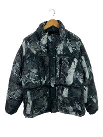 【中古】ZARA◆ジャケット/M/ポリエステル/BLK/カモフラ/3427/312/819【メンズウェア】