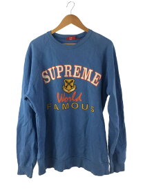 【中古】Supreme◆90S/紙タグ/ロゴ/スウェット/L/コットン/BLU【メンズウェア】