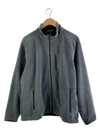 【中古】L.L.Bean◆フリースジャケット/M/ポリエステル/GRY【メンズウェア】