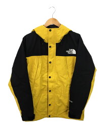 【中古】THE NORTH FACE◆MOUNTAIN LIGHT JACKET_マウンテンライトジャケット/M/ゴアテックス/イエロー/ブラック【メンズウェア】