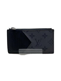 【中古】LOUIS VUITTON◆カードケース/PVC/ブラック/総柄/メンズ/M69533【服飾雑貨他】