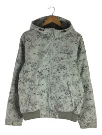 【中古】Columbia◆ブルゾン/L/コットン/GRY/総柄/PM3666【メンズウェア】