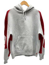 【中古】Supreme◆パーカー/S/コットン/GRY/Jacquard Hooded Sweatshirt//【メンズウェア】