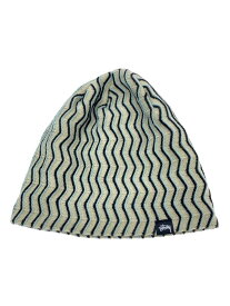 【中古】STUSSY◆SKULLCAP CRINKLE STITCH/アクリル/メンズ【服飾雑貨他】