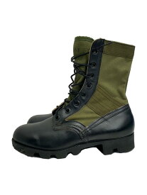 【中古】US.ARMY◆レースアップブーツ/US6/KHK/キャンバス【シューズ】