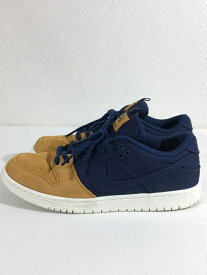 【中古】NIKE SB◆SB DUNK LOW PRO PRM/ローカットスニーカー/27cm/NVY/DX6775-400【シューズ】