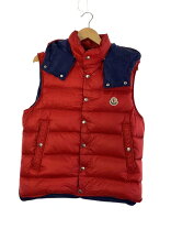 楽天市場】MONCLER ダウンベスト レッド（メンズファッション）の通販