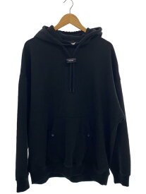 【中古】DIESEL◆パーカー/XL/コットン/BLK/無地【メンズウェア】