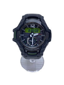 【中古】CASIO◆ソーラー腕時計・G-SHOCK/デジアナ/ラバー/BLK/BLK/SS【服飾雑貨他】