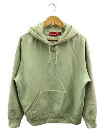 【中古】Supreme◆Satin Applique Hooded Sweatshirt/パーカー/M/コットン/GRN【メンズウェア】