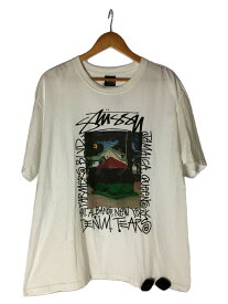 【中古】STUSSY◆Tシャツ/XL/×DENIM TEARS FARMERS BLVD. TEE/3903832【メンズウェア】