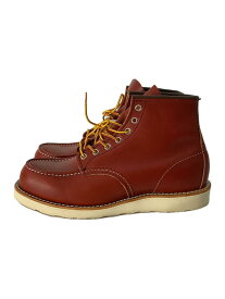 【中古】RED WING◆レースアップブーツ/27.5cm/RED/レザー/8875//【シューズ】