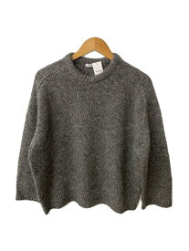 【中古】BEAUTY&amp;YOUTH UNITED ARROWS◆MOHAIR BLEND LAM KNIT PULLOVER/モヘア/シルバー/1613-199-3519//【レディースウェア】