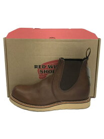 【中古】RED WING◆サイドゴアブーツ/US8/BRW/レザー/3190/CLASSIC CHELSEA//【シューズ】