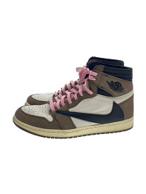 【中古】NIKE◆AIR JORDAN 1 HIGH OG TS SP/エアジョーダン1ハイ/ホワイト/CD4487-100/28cm【シューズ】