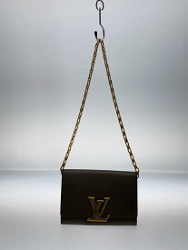 【中古】LOUIS VUITTON◆ショルダーバッグ/レザー/KHK【バッグ】