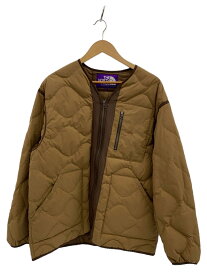 【中古】THE NORTH FACE PURPLE LABEL◆FIELD DOWN CARDIGAN/L/ナイロン/BRW【メンズウェア】