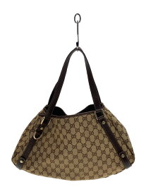 【中古】GUCCI◆トートバッグ_GGキャンバス/キャンバス/BRW【バッグ】