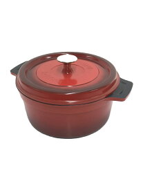 【中古】Bellfina/無水調理鍋/サイズ:22cm/RED【キッチン用品】
