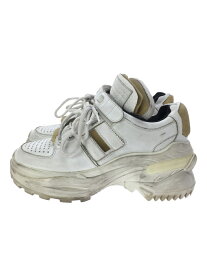 【中古】Maison Margiela◆19AW/RETRO FIT SNEAKER/38/WHT/S39WS0037/ヨゴレ有【シューズ】