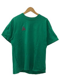 【中古】NIKE ACG◆19AW/SS TEE LOGO LUCID GREEN/L/コットン/GRN/BQ7343-320//【メンズウェア】