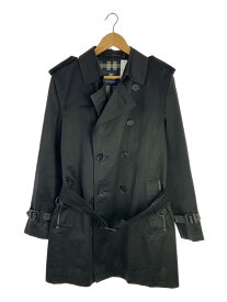 【中古】BURBERRY LONDON◆コート/L/コットン/BLK/a1a62-492-09【メンズウェア】