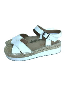 【中古】Gaimo espadrilles◆サンダル/37/WHT【シューズ】